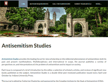 Tablet Screenshot of antisemitismstudies.com